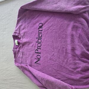 Purple 'No Problemo' Sweatshirt